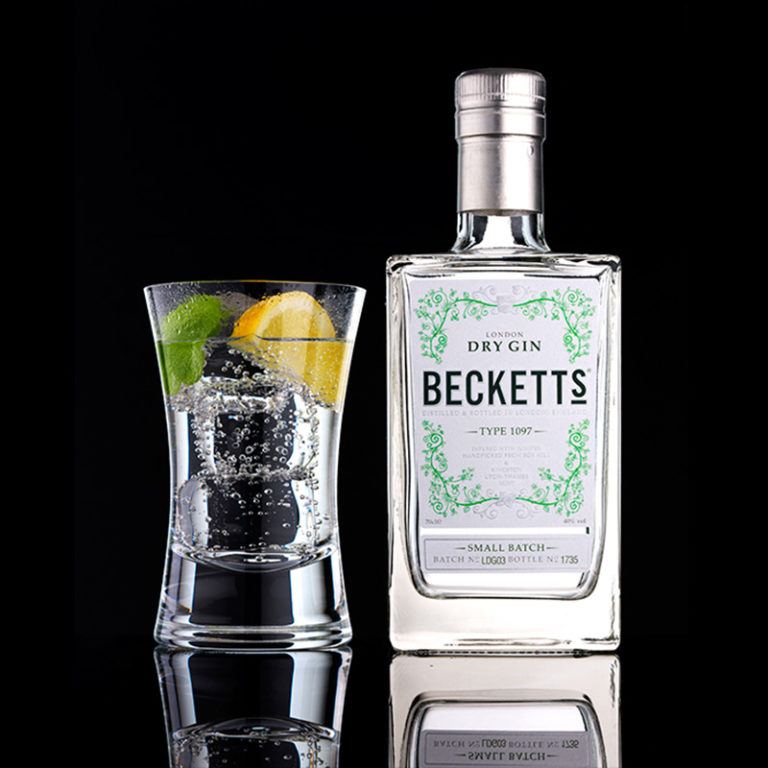 Beckett's Gin distilled with hand picked English juniper berries