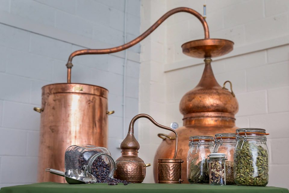 Masons Gin distillery Craft gins Yorkshire dry gin