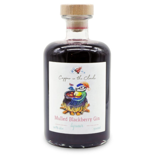 Mulled blackberry gin liqueur